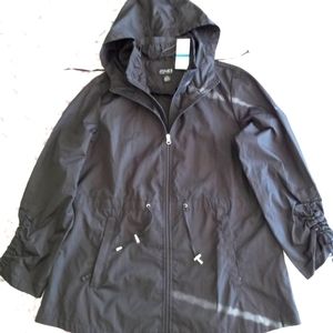 Jones new york coat size large in black